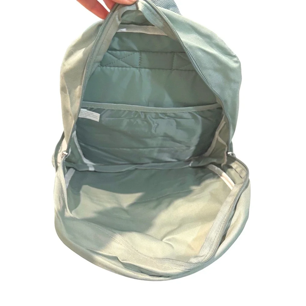 Deal Worthy Sage Green 15‎ Inch Laptop Backpack Padded Straps Lightweight NWT